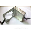 transparent window chocolate box with fasten ribbon